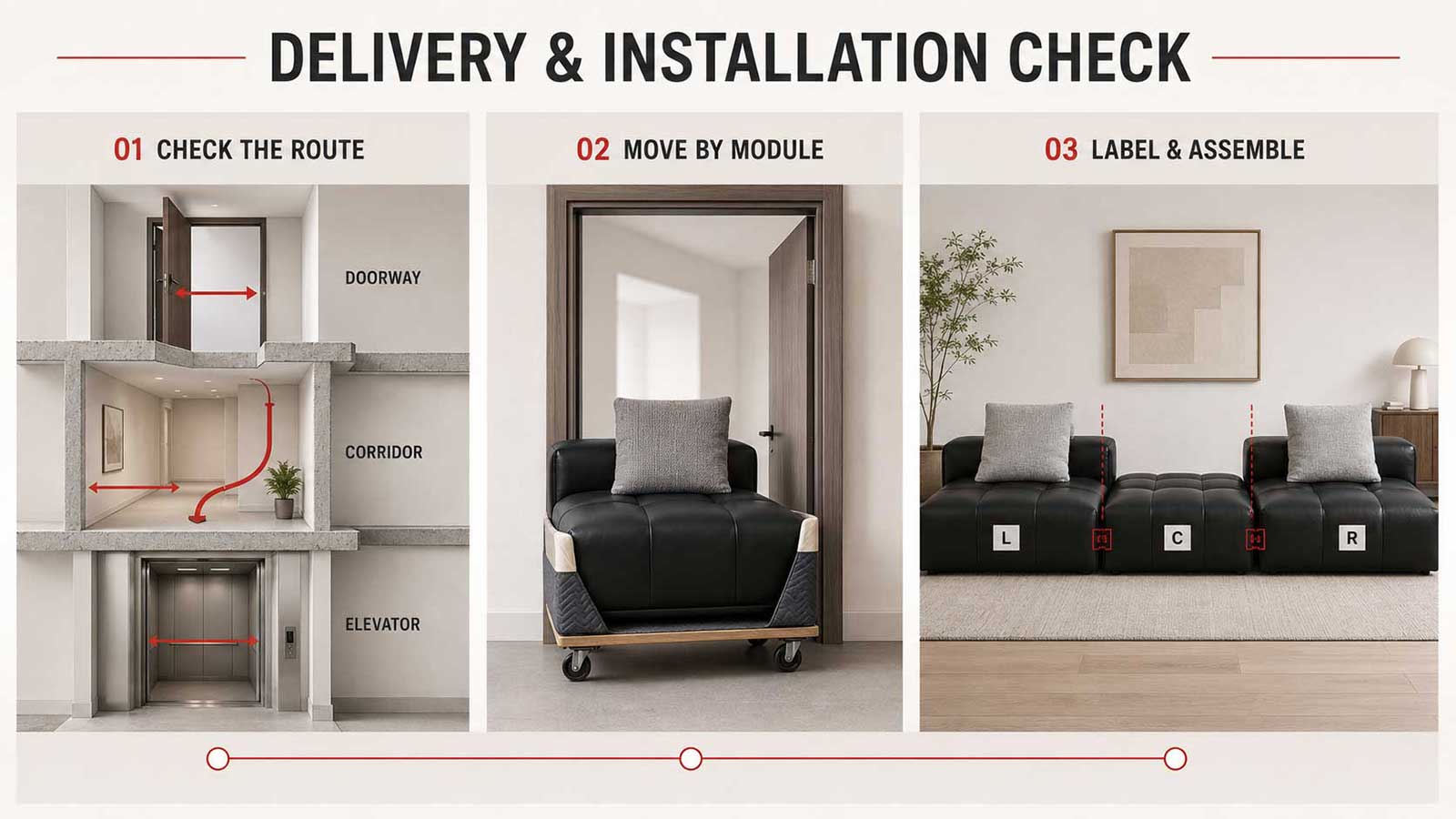 6.Custom sectional sofa delivery route module handling and installation checklist.jpg
