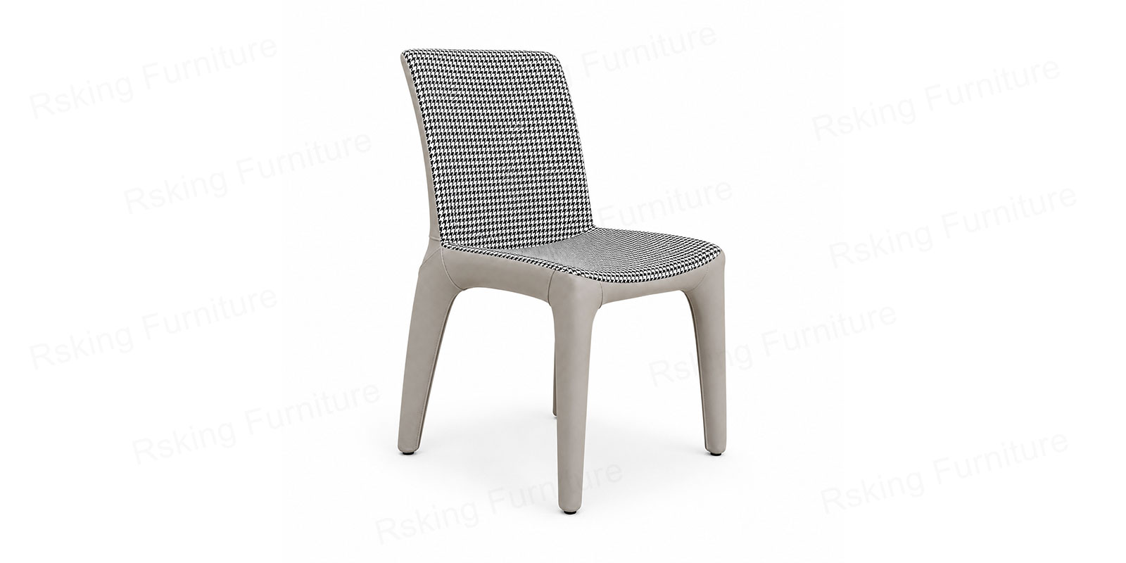 Y236A Houndstooth Fabric Dining Chair | RSKING