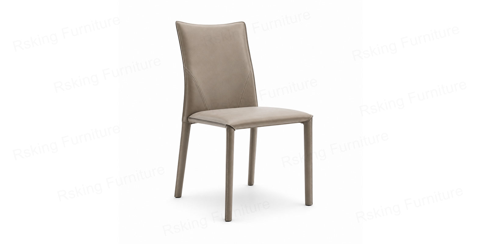 Y261A Saddle Leather Dining Side Chair | RSKING